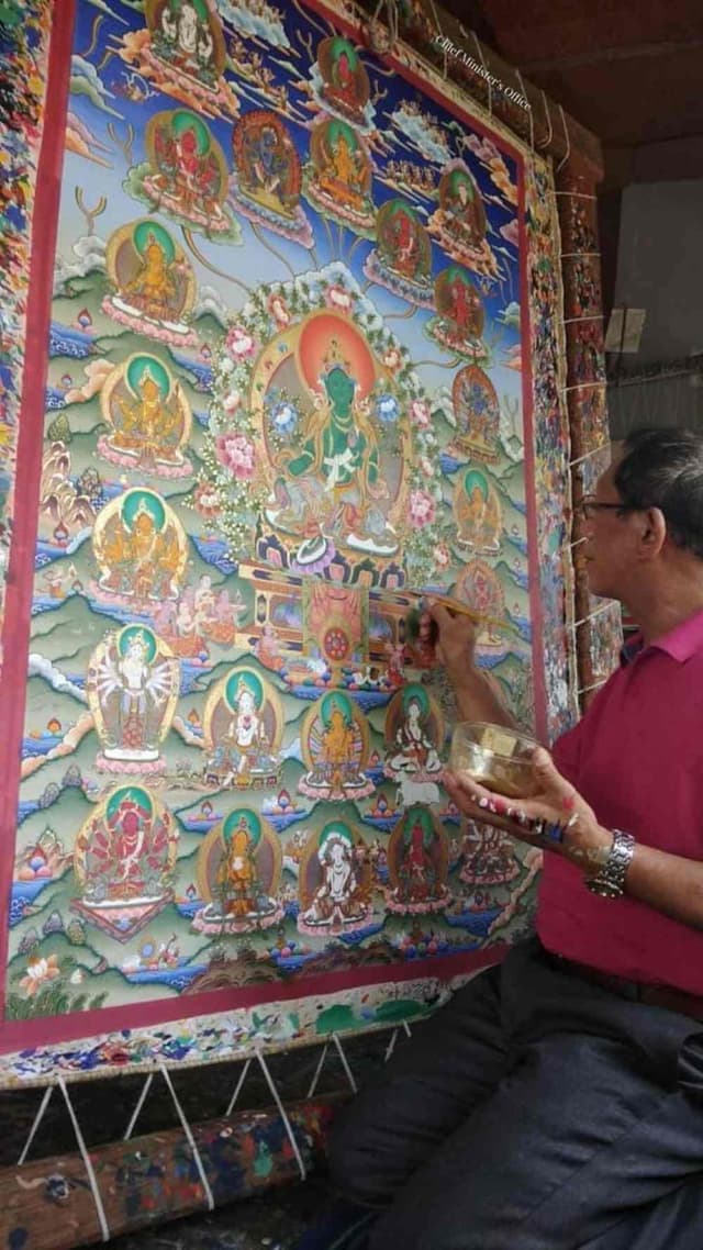 Image of 21 Green Tara